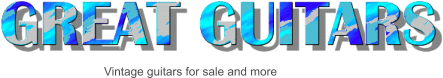 Vintage guitars for sale and more